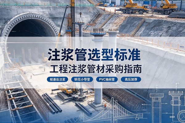 怀来注浆管选型标准