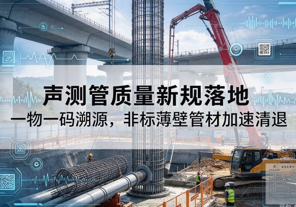 怀来声测管质量新规落地，一物一码溯源，非标薄壁管材加速清退