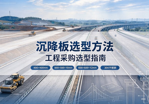 怀来沉降板选择方法